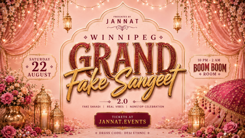 Fake Sangeet 2026 Winnipeg